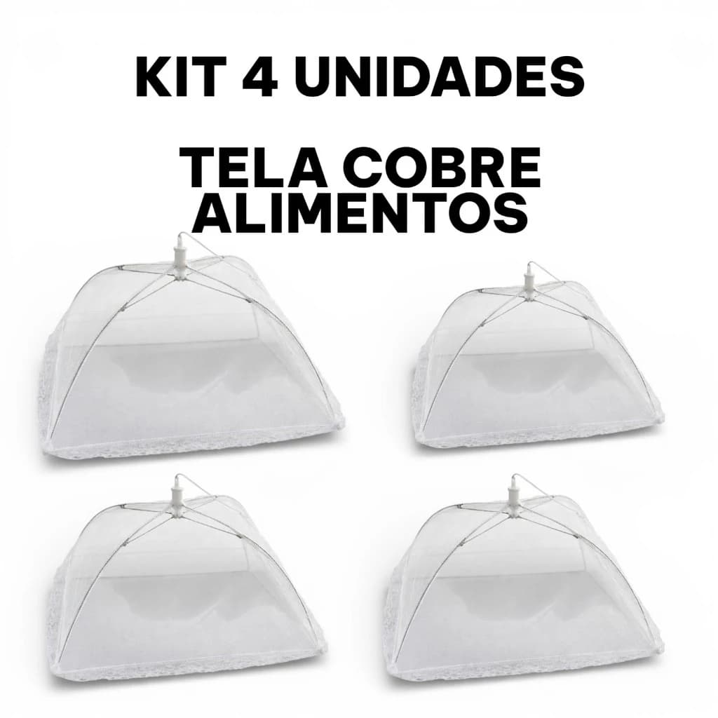 Kit 4 Telas Cobre Alimentos / Proteção Total Contra Insetos