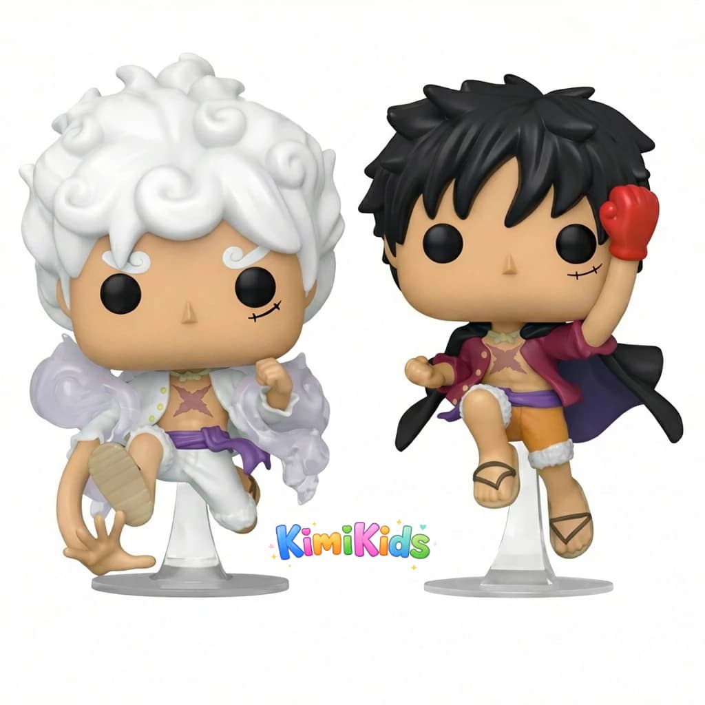 Bonecos colecionáveis One Piece - Luffy e Luffy Gear 5