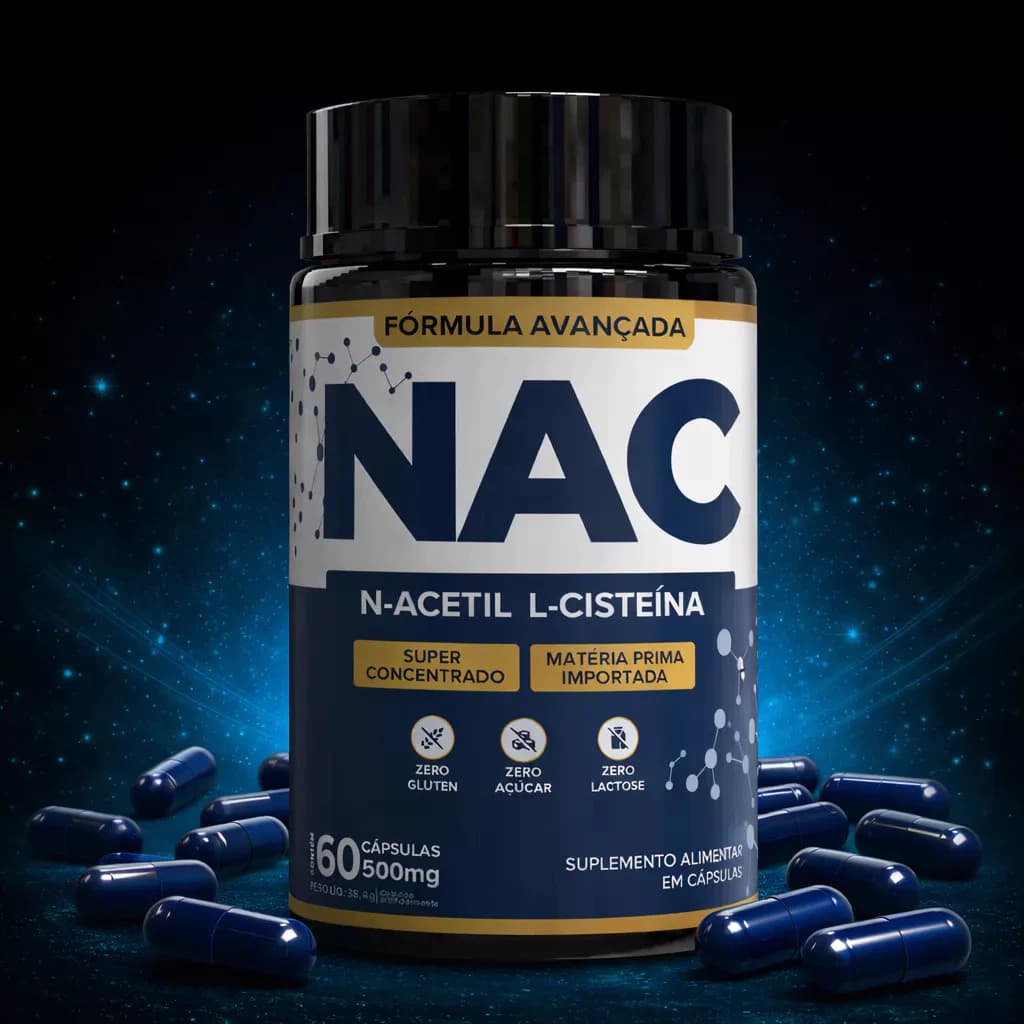 NAC N-Acetil L-Cisteína 500mg - Original