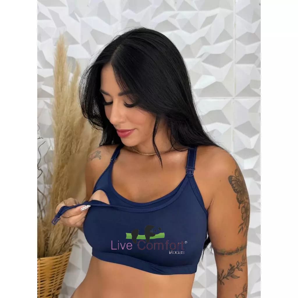 Top Sutien Amamentação Feminino