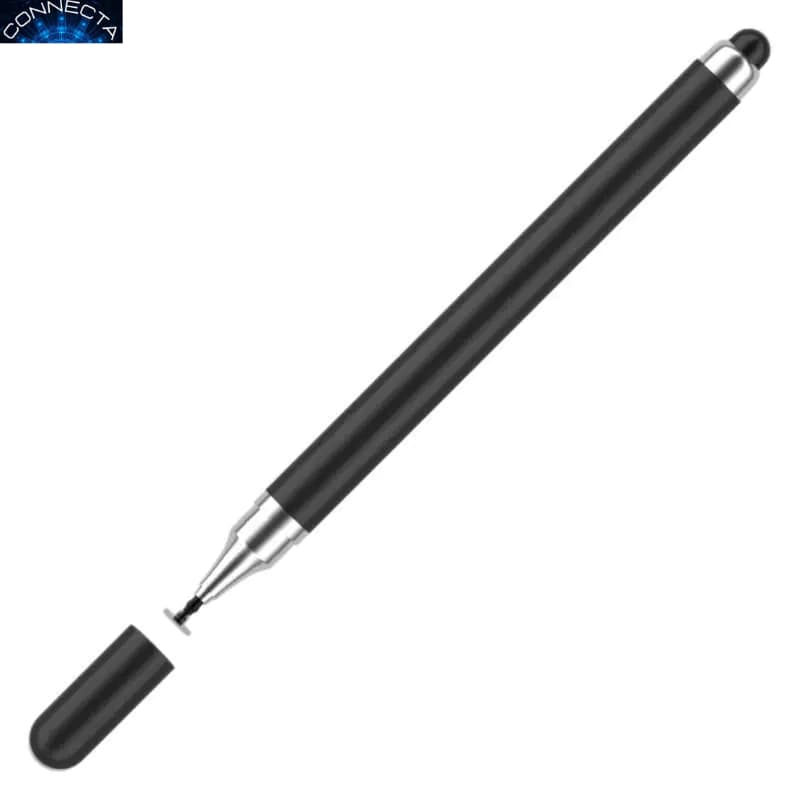 Caneta Touch Screen Stylus Universal 2 em 1 Ponta Fina - Tablet, Smartphone, Laptop, Alta Precisão