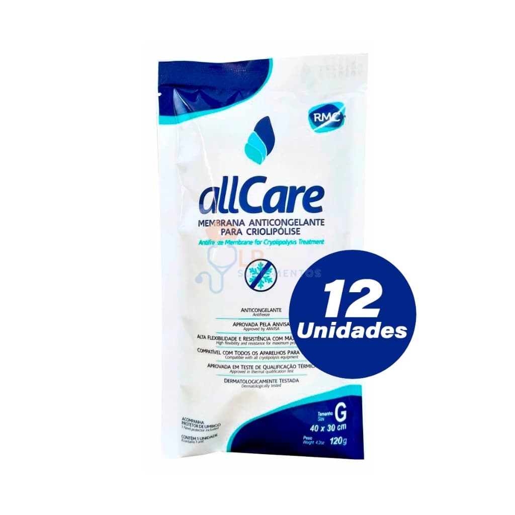 Membrana Manta Criolipólise Rmc All Care Tam G 12 Unidades