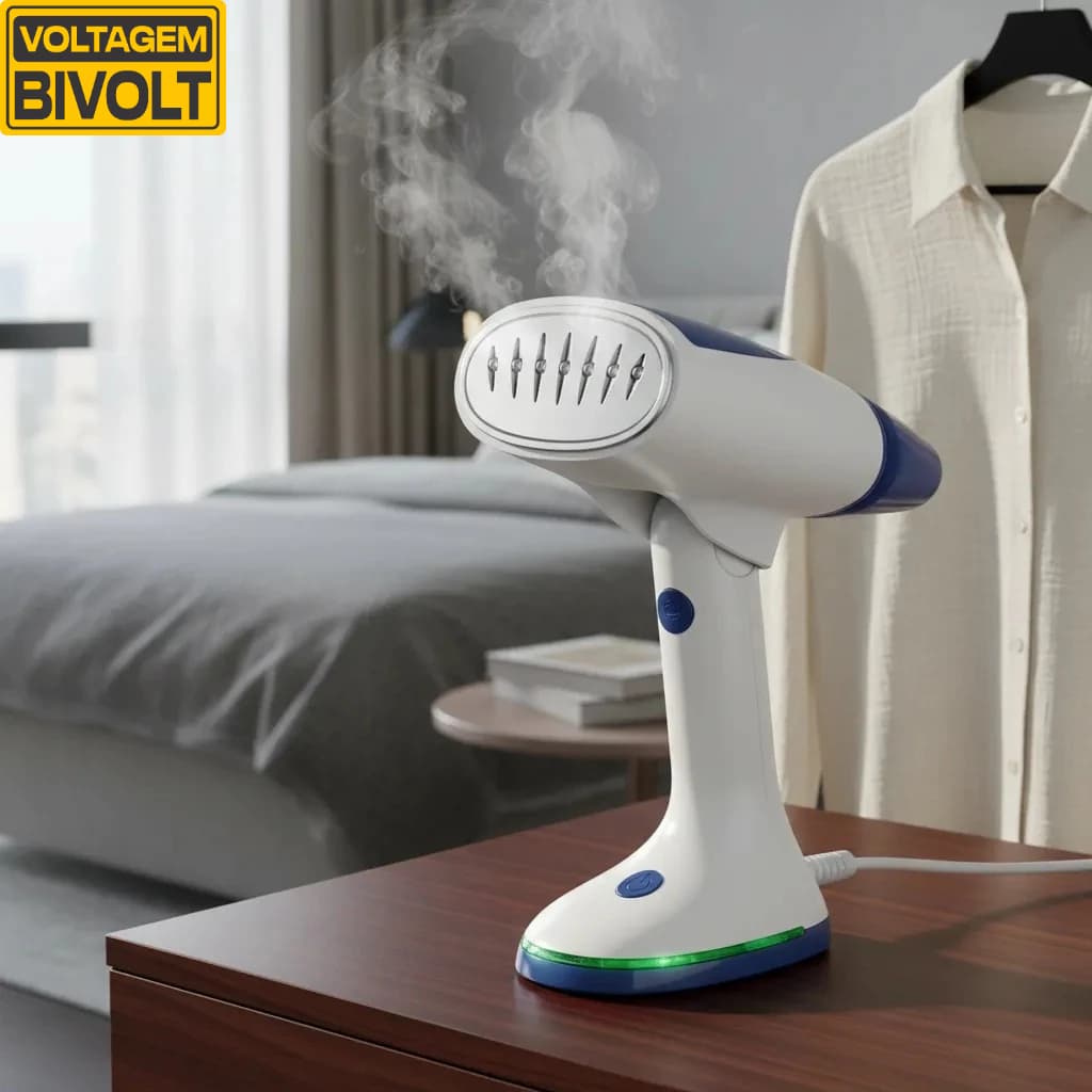 Passadeira A Vapor Dobrável Mondial VP-10-DB Branco BIVOLT