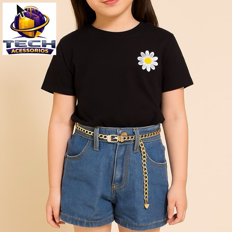 Cinto Infantil Grosso com Fivela 80cm