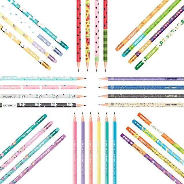 Kit de 10 a 30 Lápis Borracha Preto Material Escolar Varias Modelo Escola Lápis Escrever