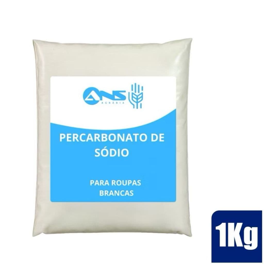 Percarbonato de Sódio Original Limpeza Remove Manchas Desinfeta e Clareia Roupas Brancas