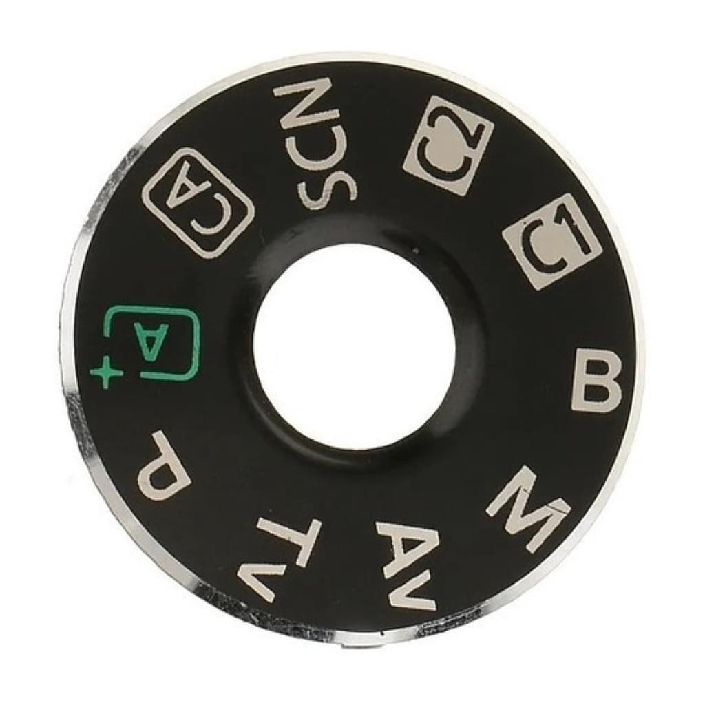 Disco Seletor Do Dial Para Câmera Canon 6d Com Adesivo