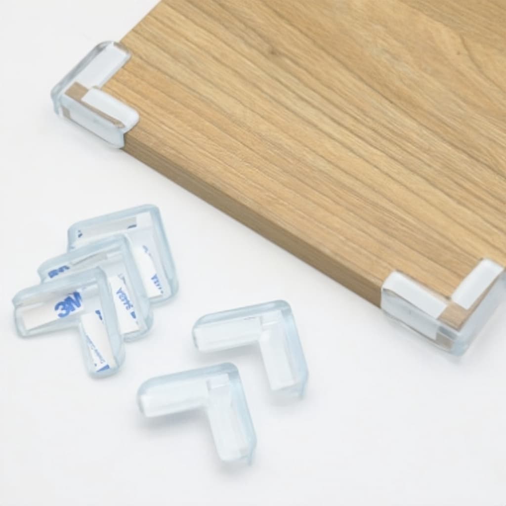 8 Pcs Protetores De Quina Silicone Mesa SegurançA Para CriançAs E Bebes ProteçãO Anti-ColisãO