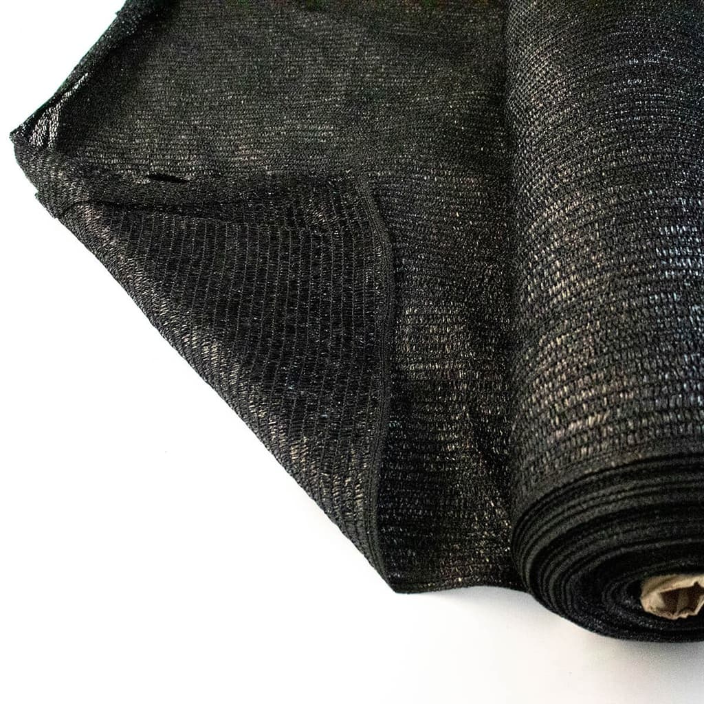 Tela Sombrite Raschel 70% 10x5m Preta Proteção e Sombreamento de Estufa Horta Flores Anti UV