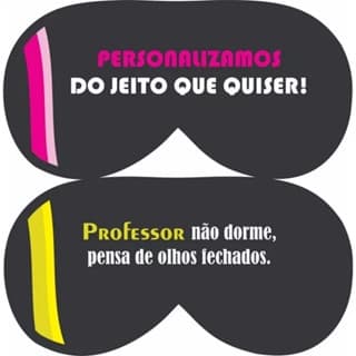 Kit 6 Máscaras de dormir ou Tapa olhos personalizados. Para festas. Para Empresas. Para eventos.