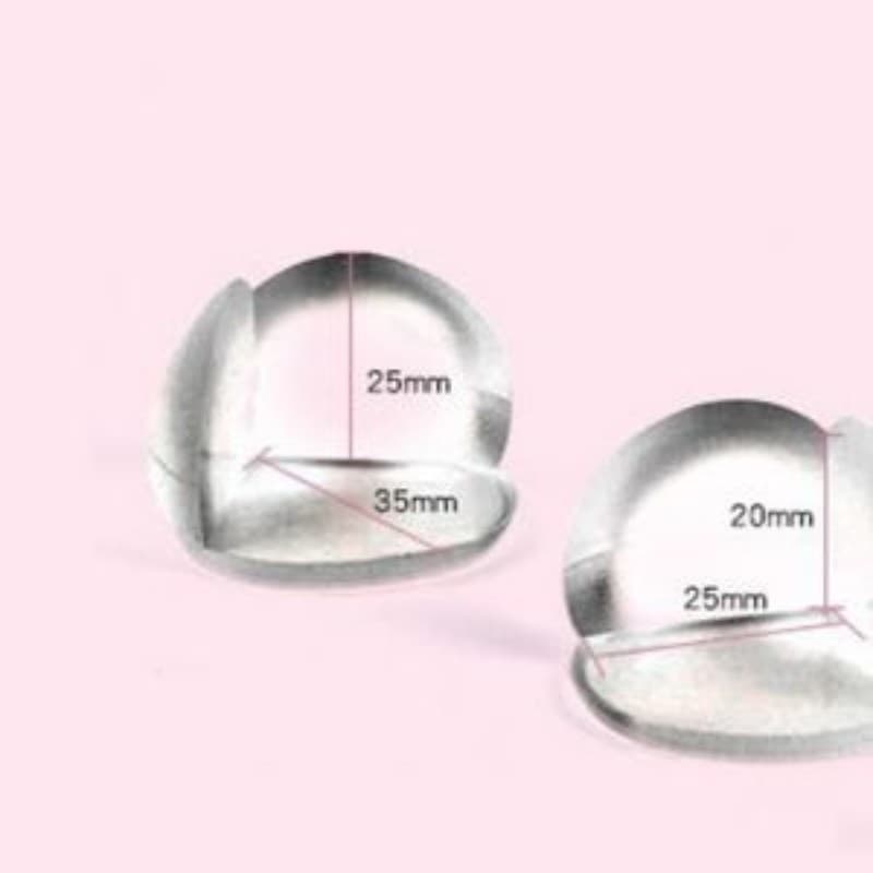 12 Peças Protetores De Quina Silicone Redondo Para Crianças E Bebes Proteção Promoção