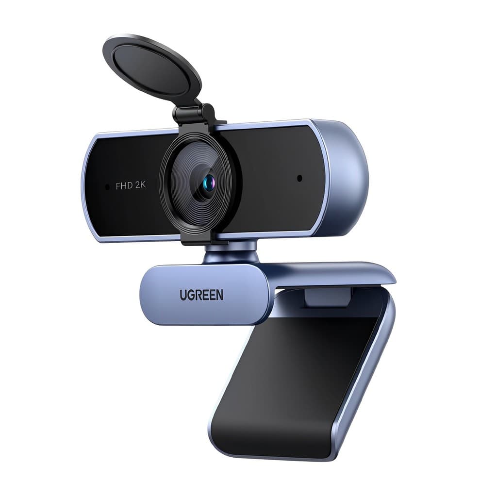 Câmera Webcam Ugreen 2k Full Hd 1080p p/Pc Preta