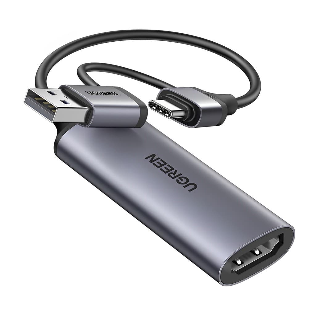 Placa Captura Ugreen Usb A/C 1080 60Fp Hdmi 4k30Hz Preto