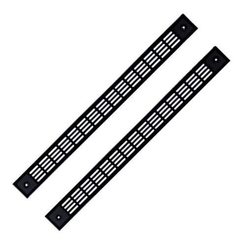 Grade ventilação forno fischer preta (2 peças) 66,5cm