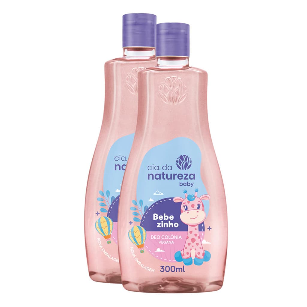 Kit C/2 Cia da Natureza Baby - Deo Colônia Bebezinho 300ml