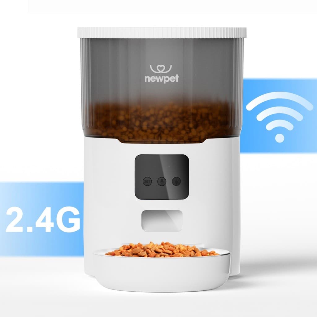 Newpet 4L Smart Alimentador Pet Wi-Fi Positivo Casa Inteligente