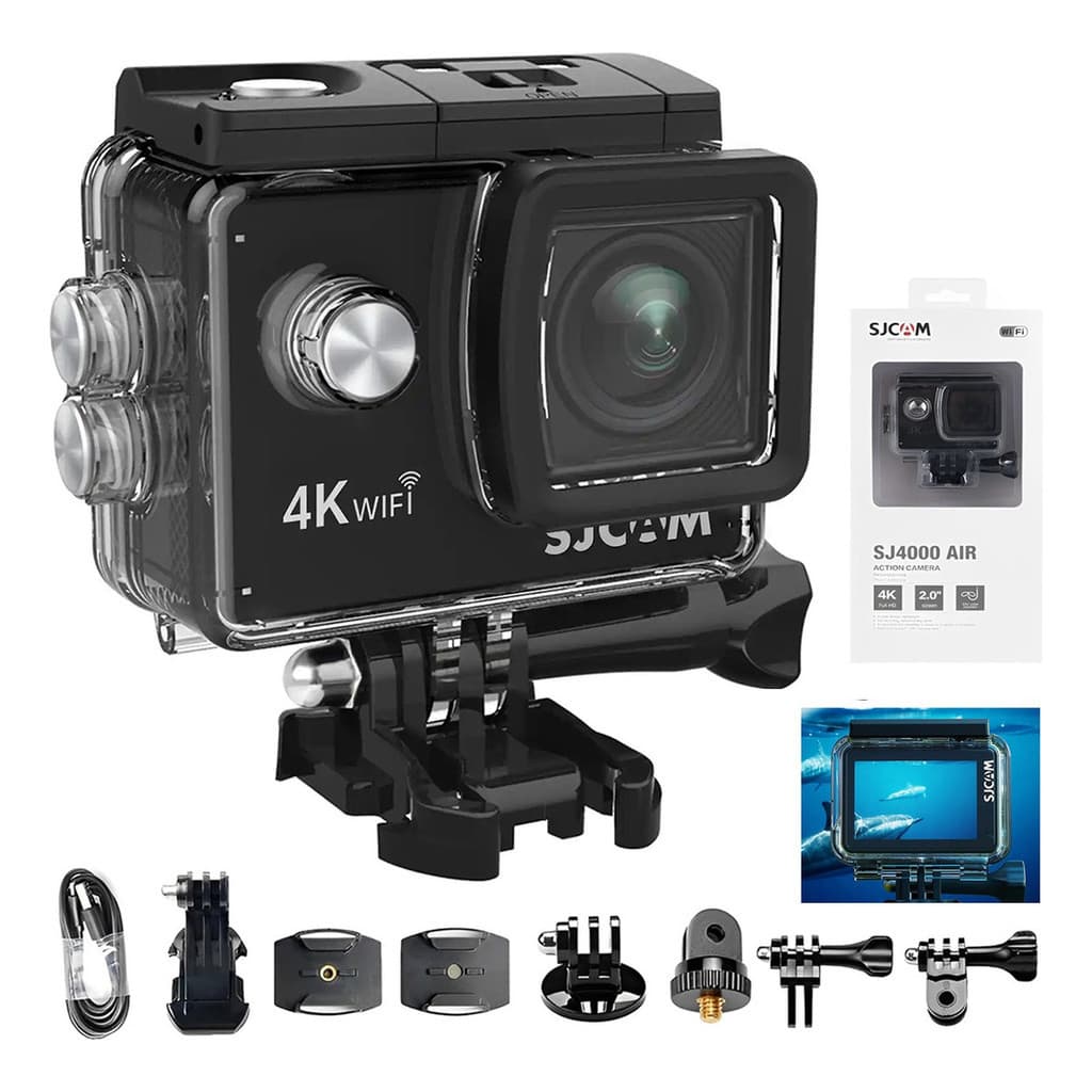 Câmera De Ação Sjcam 4000 Air Full Hd 4k Para À Prova D'água