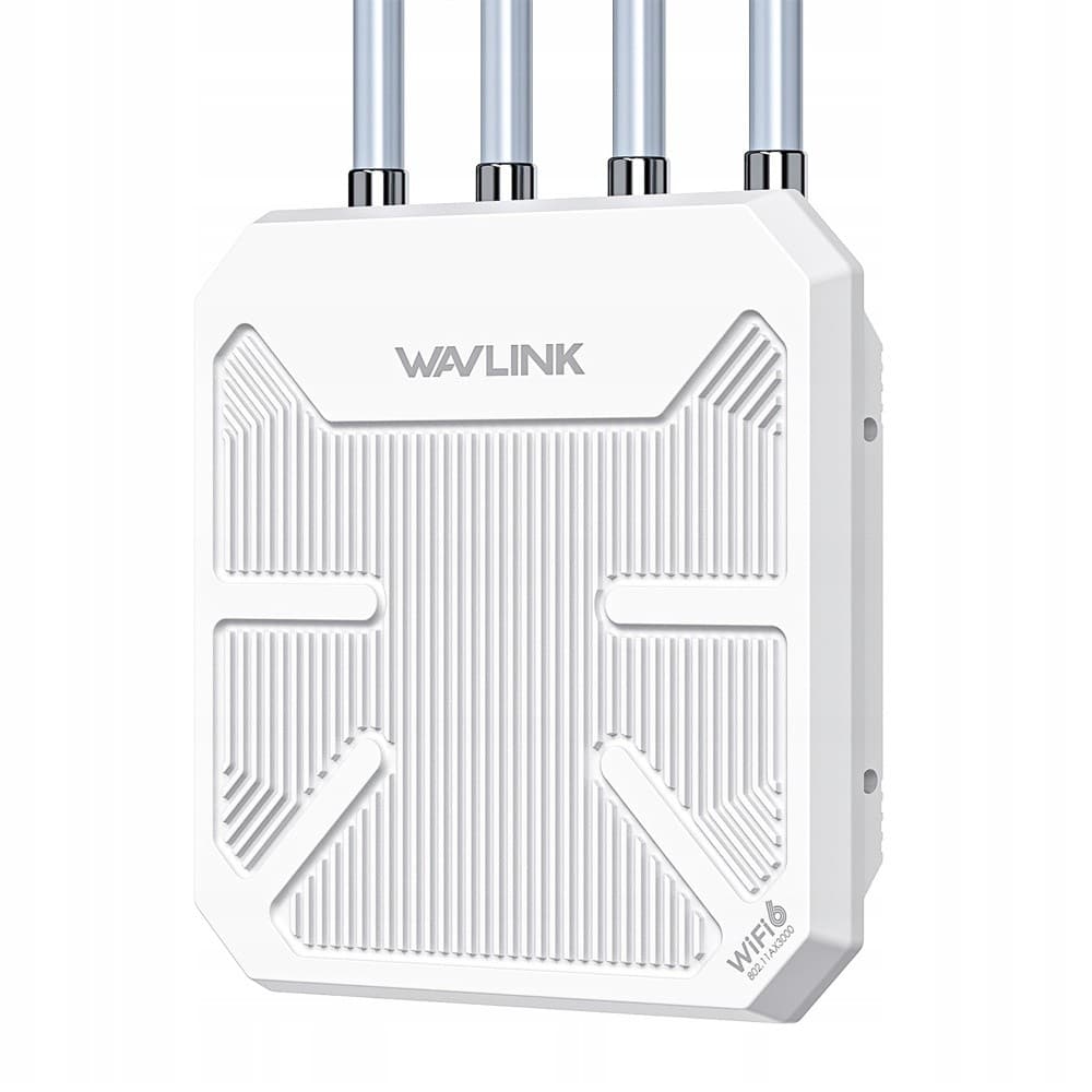 Roteador Wi-Fi 6 AX3000 Dual-Band PoE 4 Antenas Branco