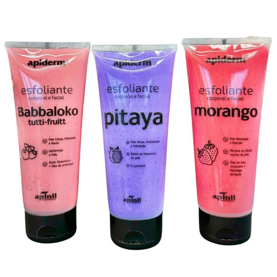 Esfoliante Corpo E Rosto Skin Care - Hidratante Esfoliante Corpo e Rosto Apinil