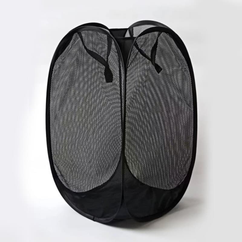 2 Pcs Cesto Preto de Lavagem , Dobrável e Elegante