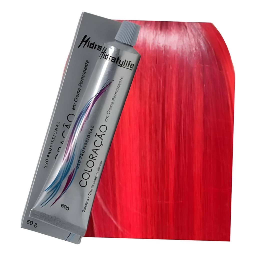 Tinta Cabelo Vermelho Red Coloração Hidraty  Mairibel 60g