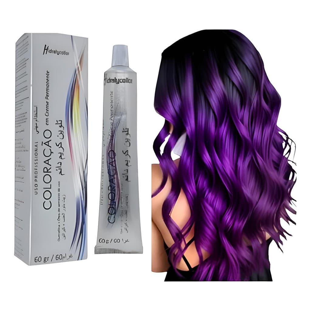 Coloração Cabelo Roxo Violine 66.226 Coloração 60g Mairibel