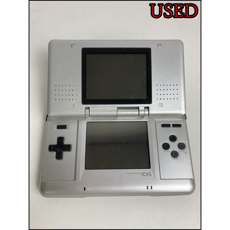 Nintendo DS (PLATINUM SILVER ) With Stylus Startup LCD failure