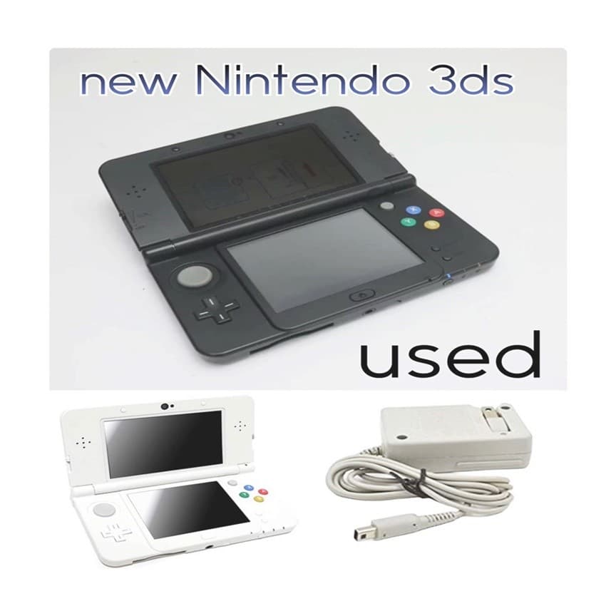 USED New Nintendo 3DS KTR-001 Confirmed Operation Choice of color Stylus pen and charger included [JP Region Locked]