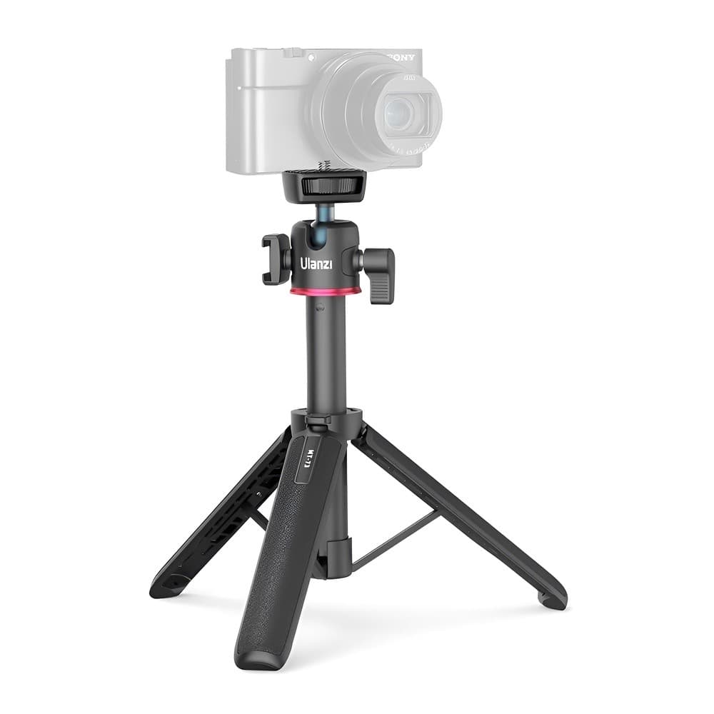 Mini Tripé Selfie Ulanzi MT73 Cabeça Esférica 1/4" Preto