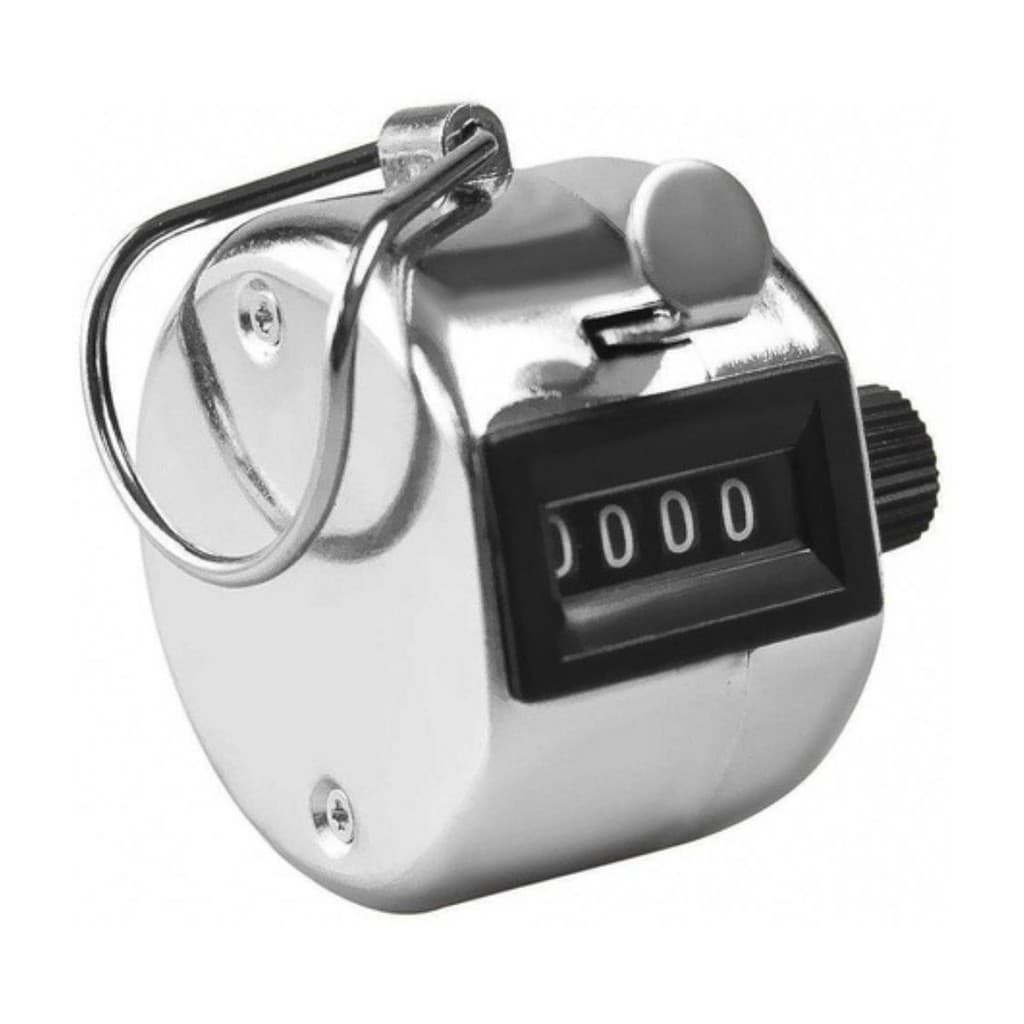 Contador Manual de Volumes Até 9.999 com 1 Tecla