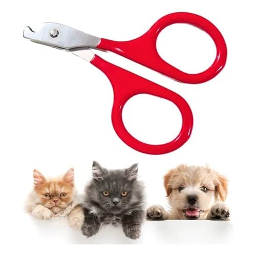 Tesoura Pet 9x6cm - Ideal para Aparar Unhas de Cães e Gatos Filhotes