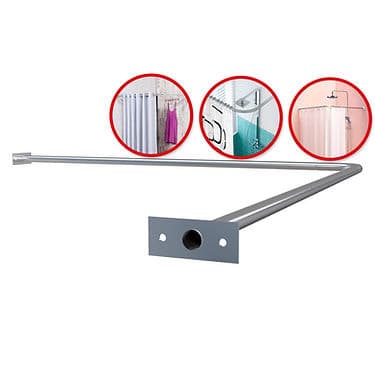 Suporte Extensível e Suporte em L para Box – Alumínio Resistente e Ajustável