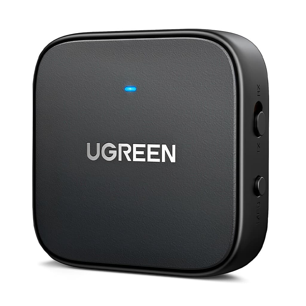 Transmissor Receptor Áudio Bluetooth Ugreen 2 em 1 Preto