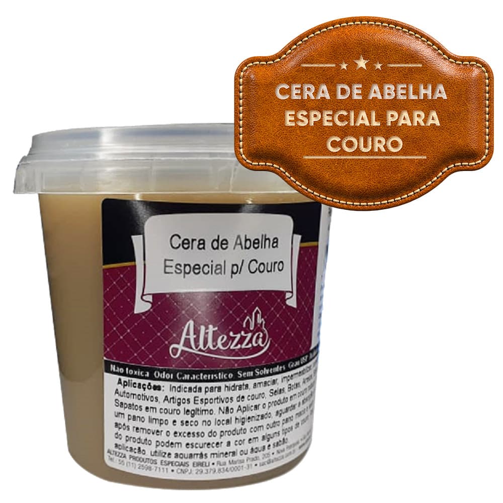 Cera Especial Para Amaciar Conservar E Hidratar Couros Luxo! 350g