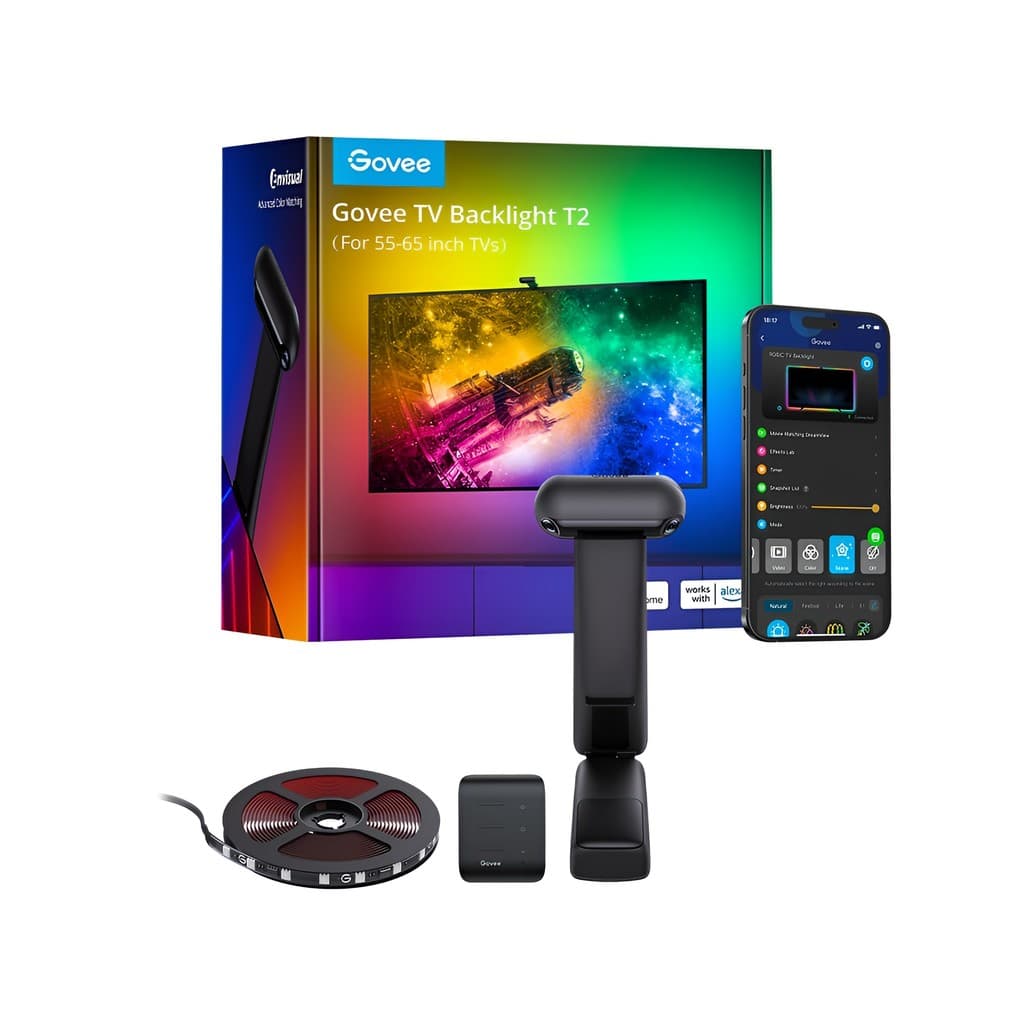Govee Envisual T2 Backlight Tv 55-65 Câmera Dupla Rgbic