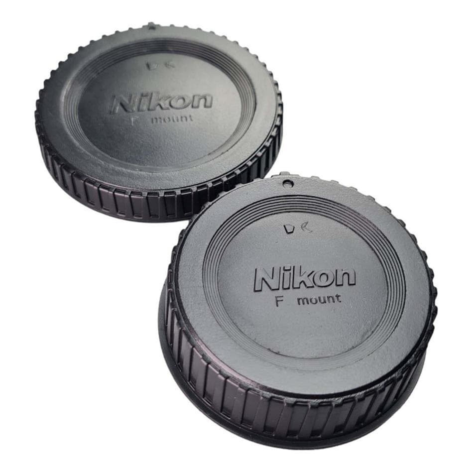 Tampa Do Corpo Nikon E Traseira Da Lente Baioneta