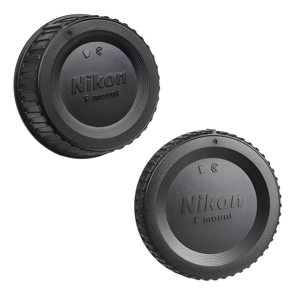 Tampas Nikon Proteção Corpo E Traseira Da Lente Baioneta Kit