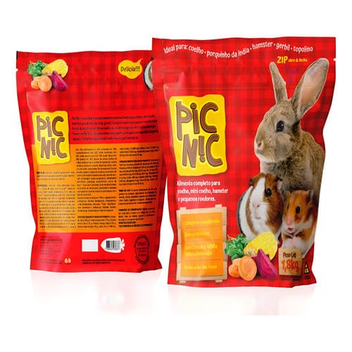 Ração Pic Nic Premium Para Roedores Zootekna 500g