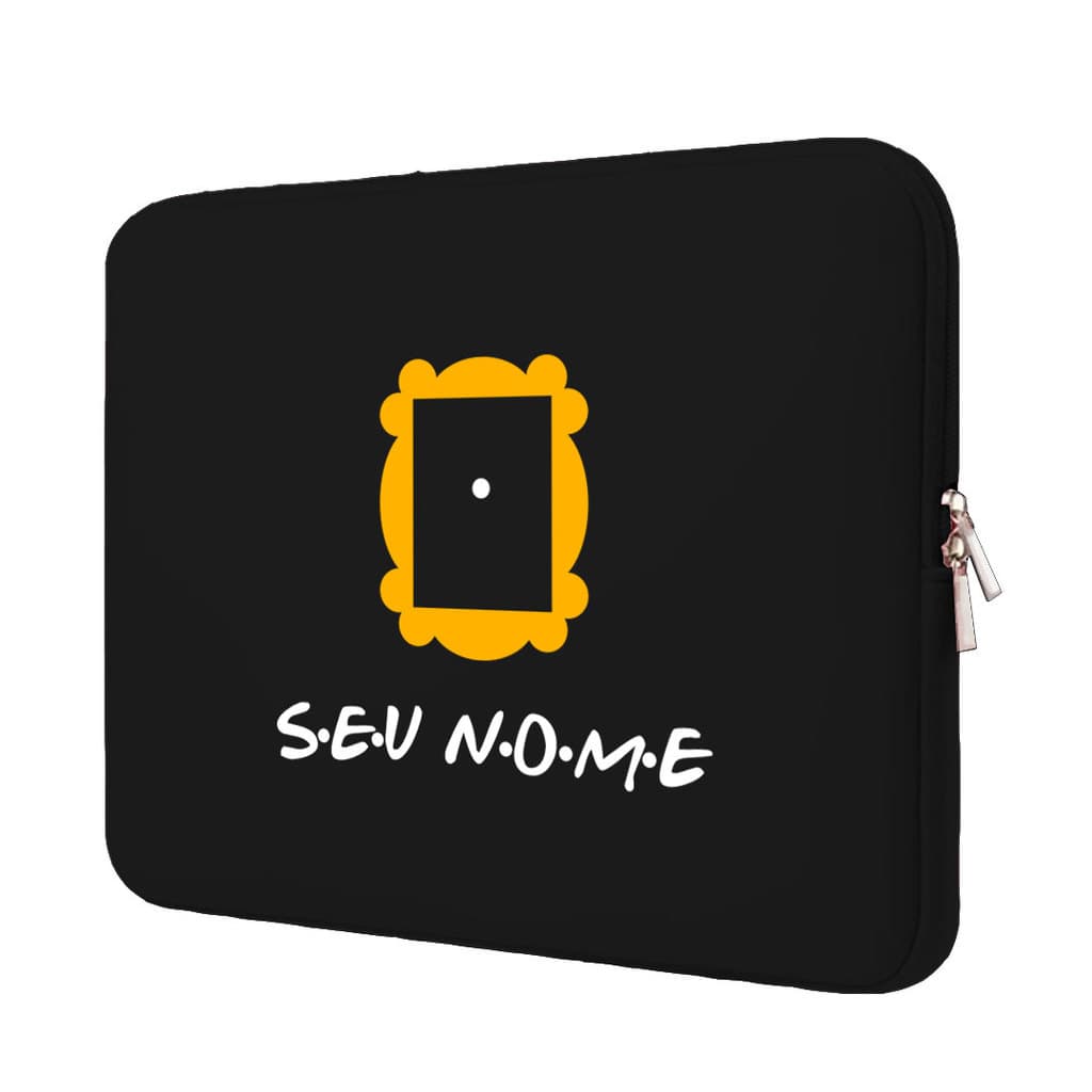 Case Capa Pasta Para Notebook 10 11 12 13 14 15 17 pol Personalizada Série Friends Moldura