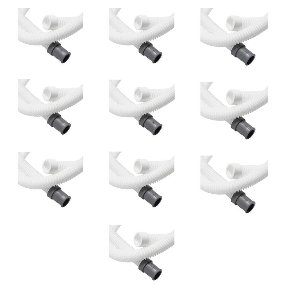 Kit 10 Mangueiras Saída Tanquinho Branca C/luva 1,30m Kit 10 Mangueiras Saída Tanquinho Branca 1,30m Resistente