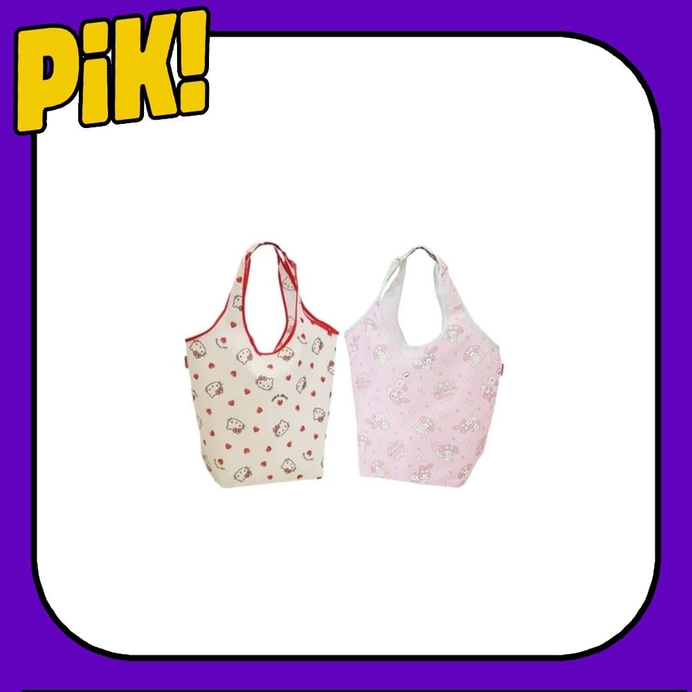 < SKATER > Bolsa Ecológica De Compras Kitty/My melody Com KBS42P
