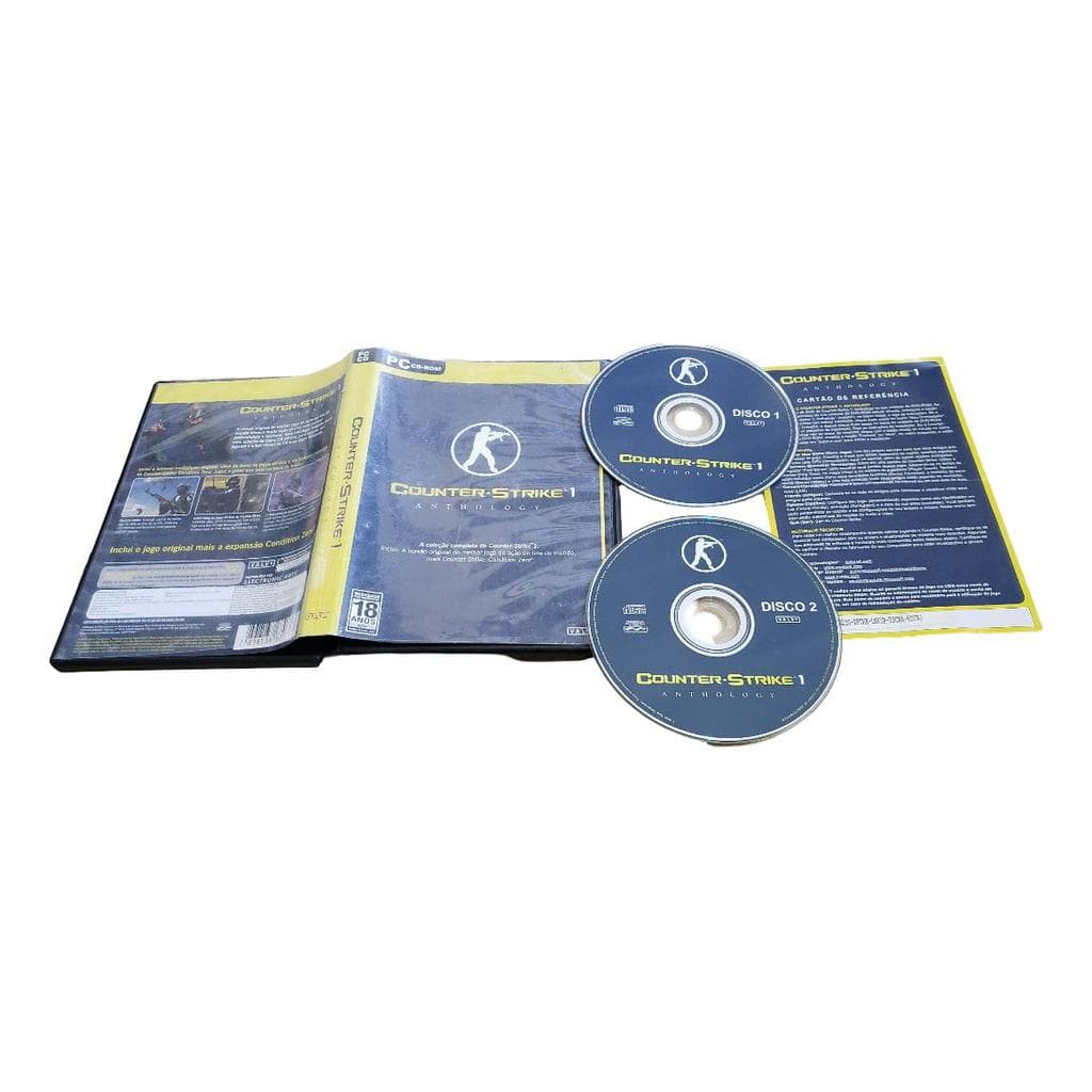 Jogo Pra Pc - Counter Strike 1 Anthology - Duplo - Original.
