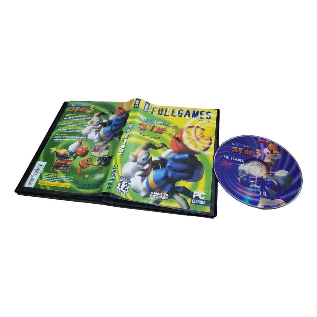 Earthworm Jim 3d - Pra Pc Original Funcionando 100% G22