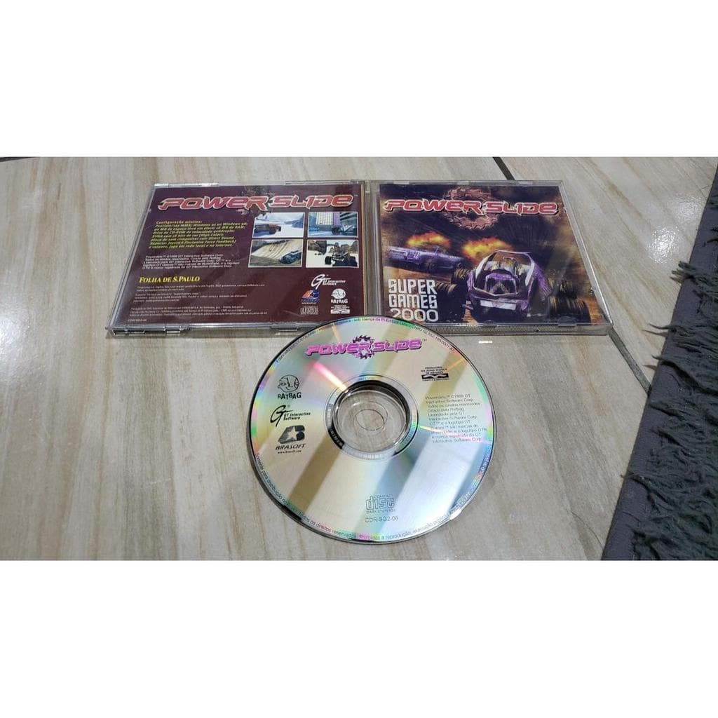 Power Slide Mídia Física Pra Computador Pc. Tudo 100%. A4