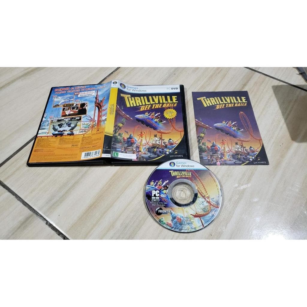 Thrillville Off The Rails Para O Pc. Mídia Física. Tudo Ok!