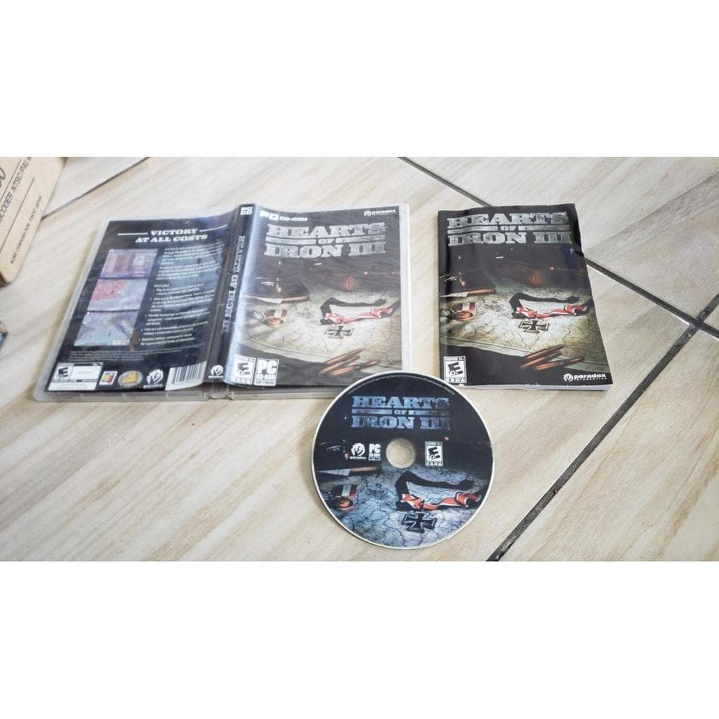 Hearts Of Iron 3 Para O Pc Mídia Física. C3