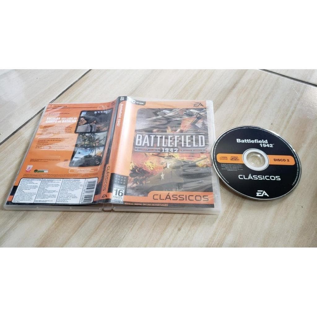 Battlefield 1942 Para O Pc Mídia Física Falta O Disco 1 !!!!