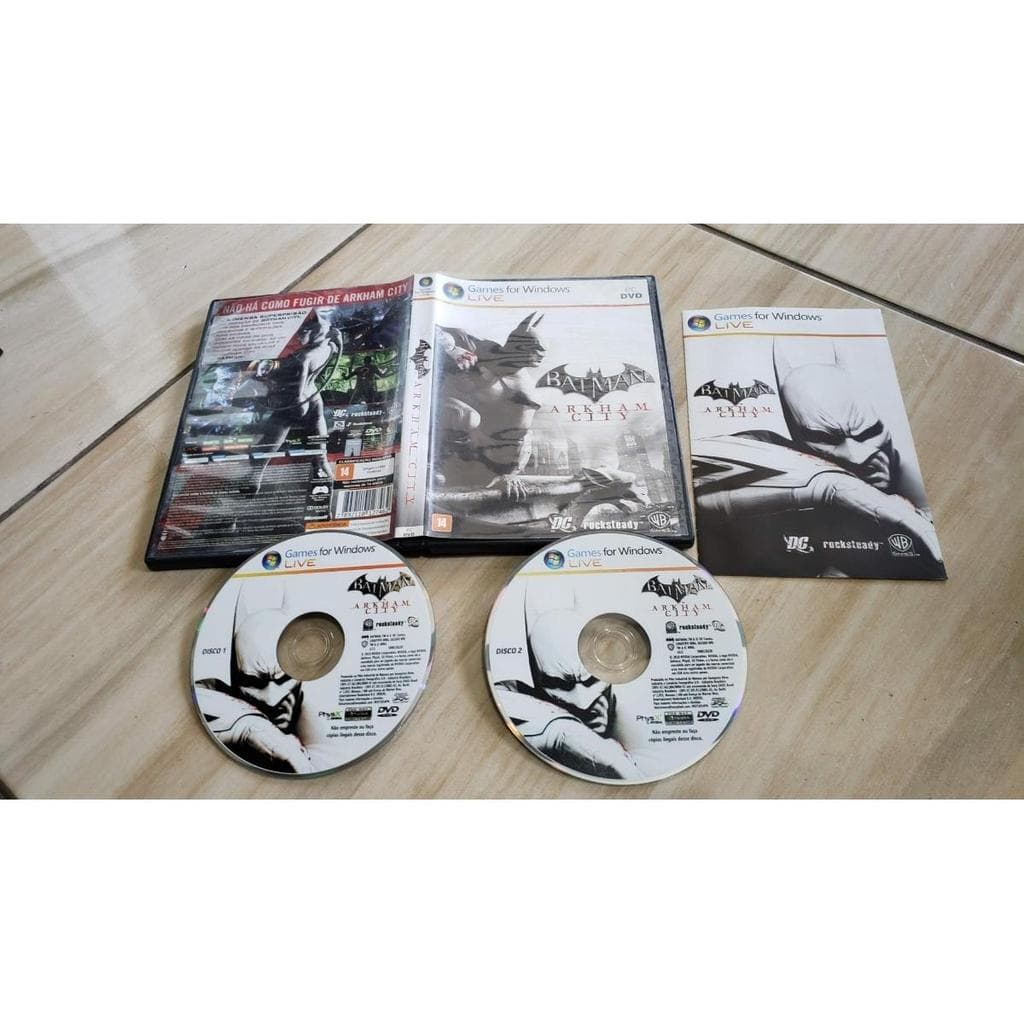 Batman: Arkham City Para O Pc Mídia Física. X1