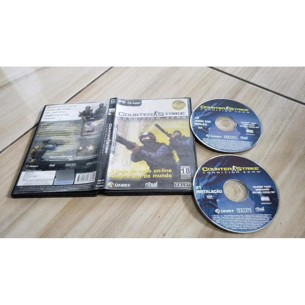 Counter-strike Condition Zero Para O Pc Mídia Física. C1