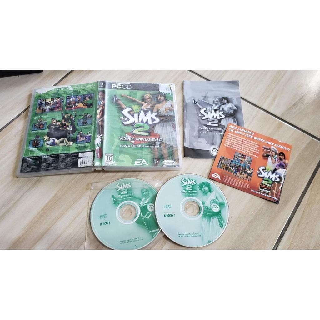 The Sims 2 Vida De Universitário Jogo De Pc Mídia Física. G5